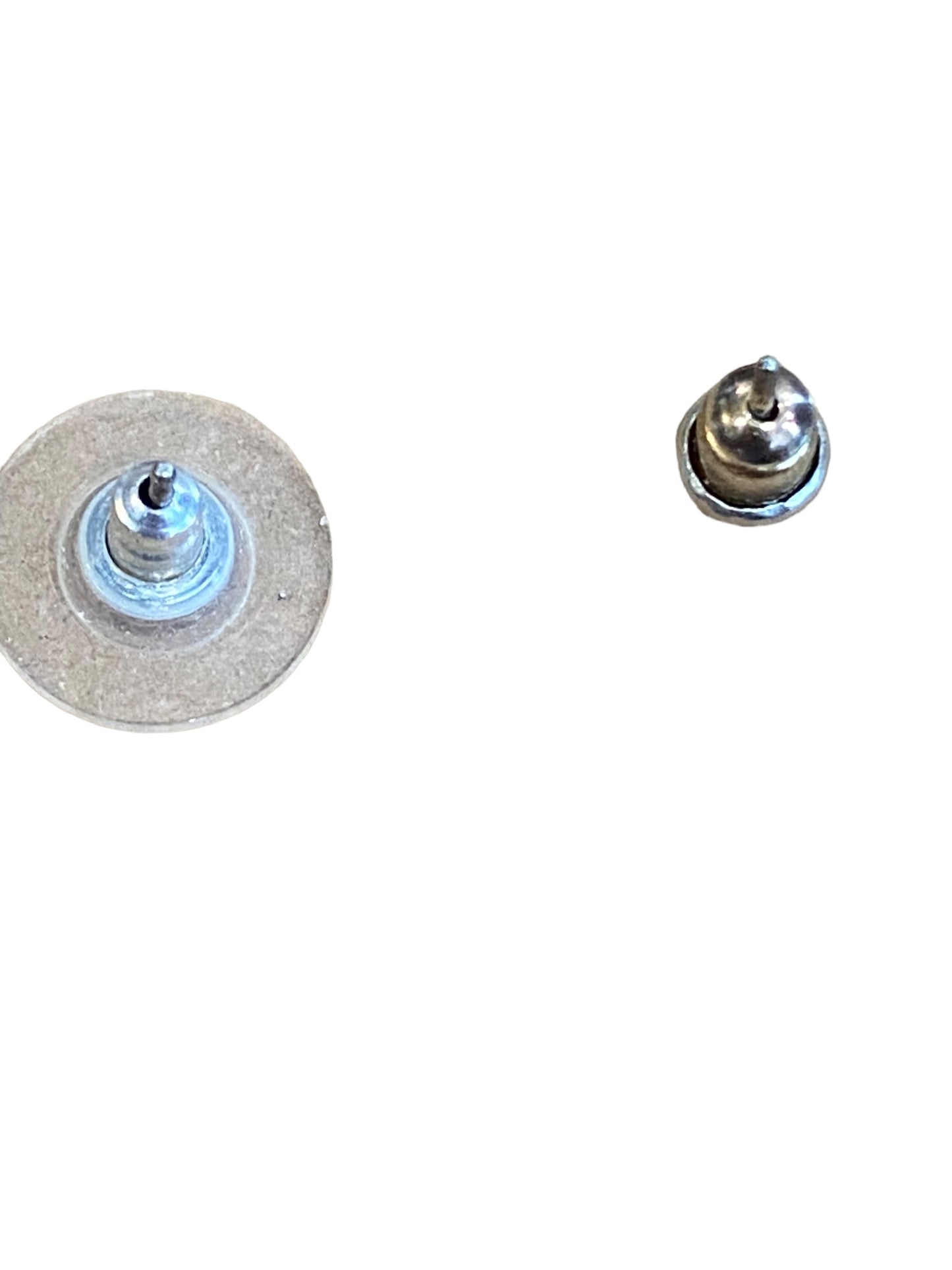 Small Sterliing Silver Turquoise Tribal Stud Pierced Earrings