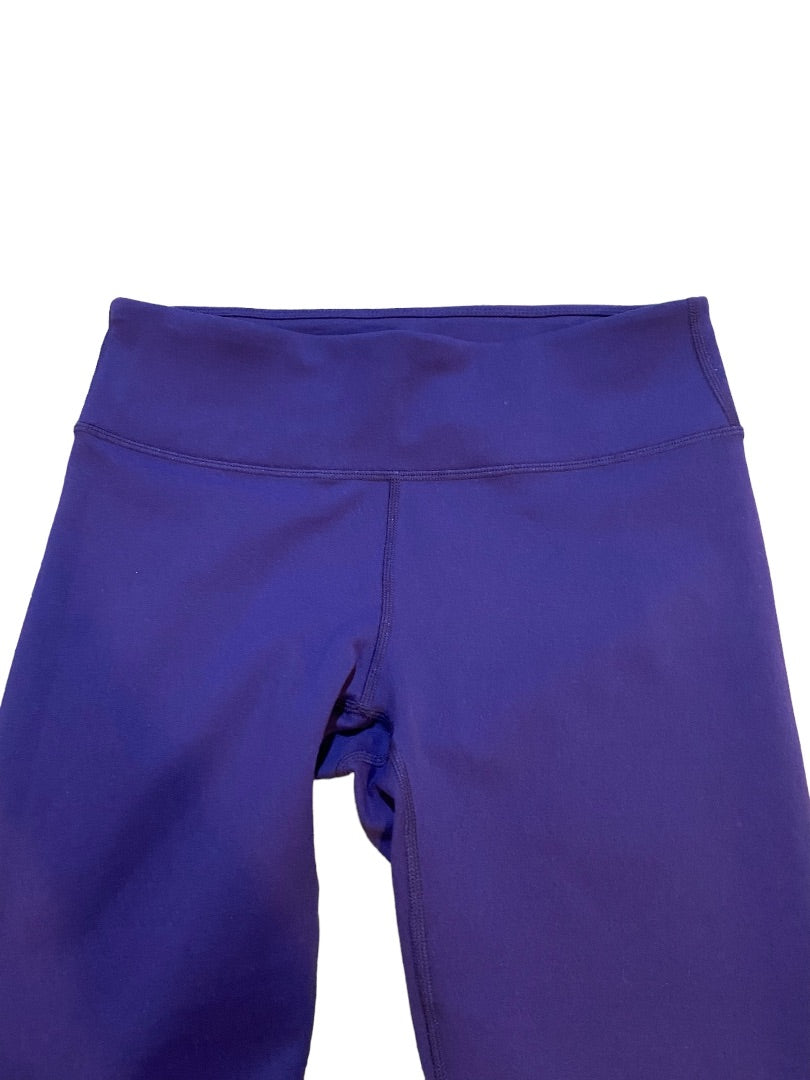 XS Fabletics Dark Blue Activewear Crop Leggings Womens 21" Inseam