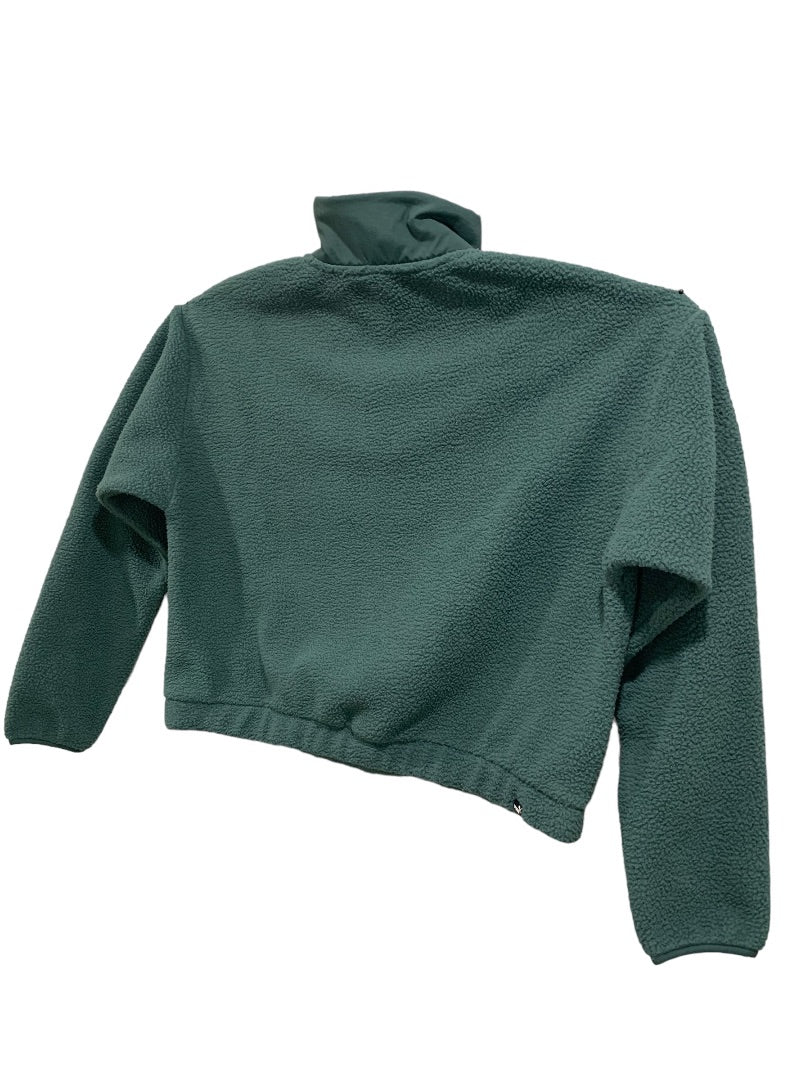 XS Puma Womens Power New Green Gables 1/2 Zip Fleece Jacket 845853