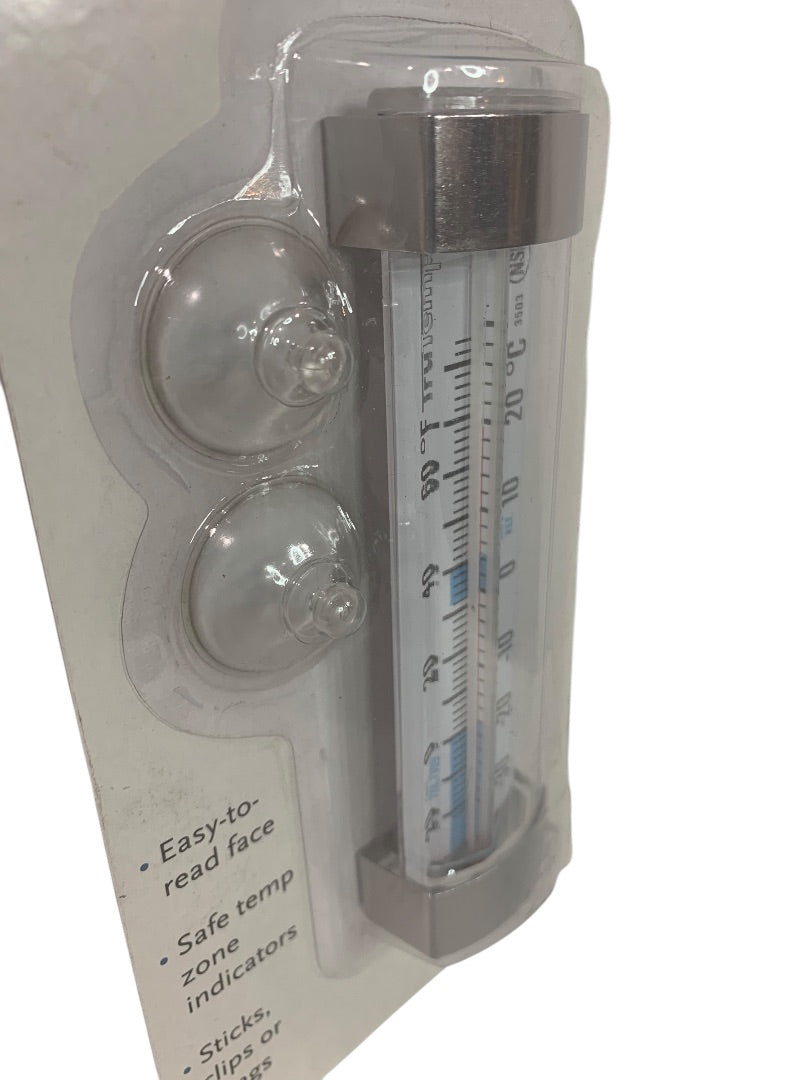 Taylor Refrigerator Freezer Thermometer Analog 3503-21 Stick Clip Hang