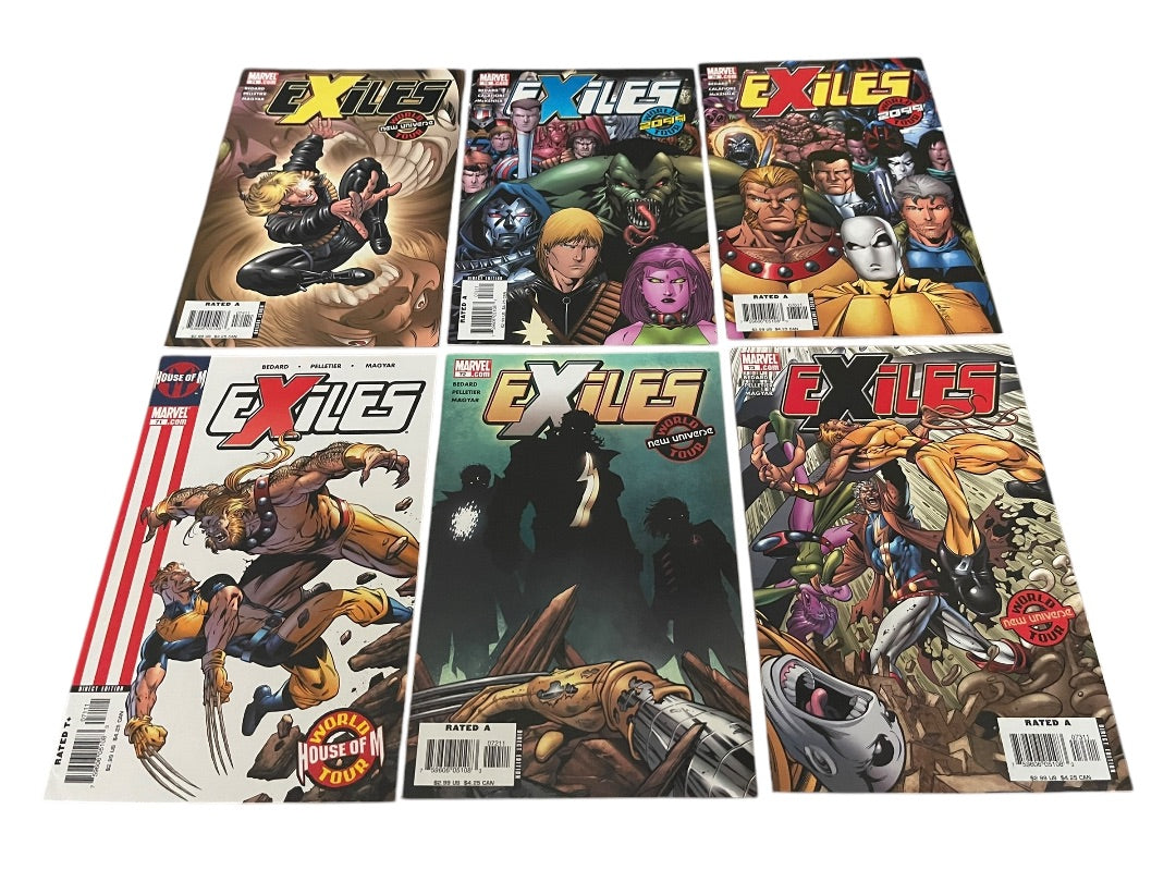 Marvel Exiles #58-100 Bedard Sakakibara Calafiore McKenna