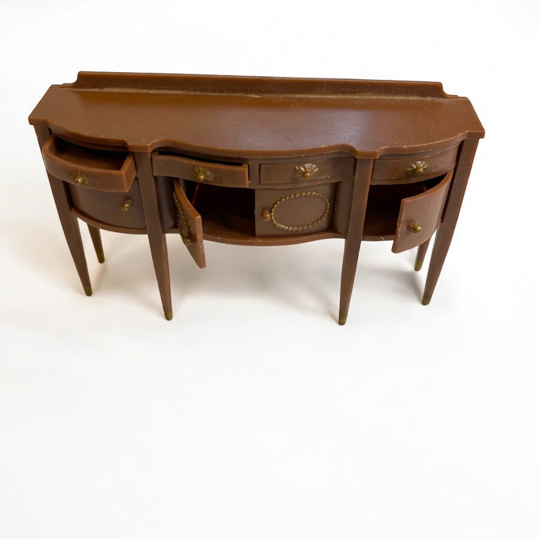 1960s Marx Any Room Dollhouse Miniature Furniture 1:18 Buffet Sideboard