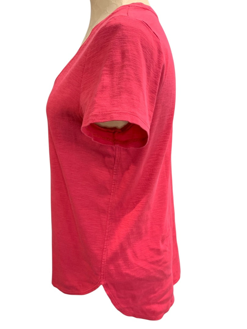 Medium Tommy Bahama Womens Hot Pink Tshirt Tunic Hi Lo Hem