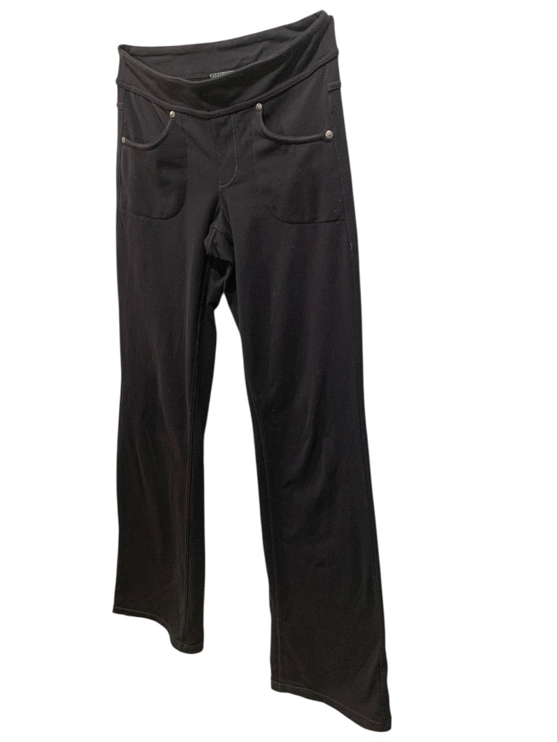 XXS Athleta Womens Black Pull On Pants Flare Leg Leggings