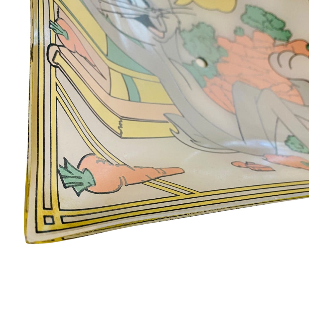 1986 Warner Bros. Bugs Bunny What’s Up Doc? Cartoon Glass Ceiling Light Shade