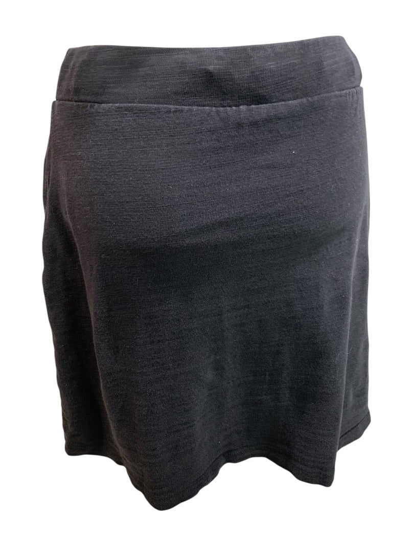 XS Loft Pull On Navy Blue Skirt Pockets Elastic Drawstring