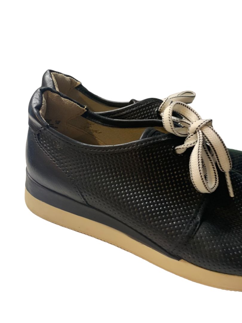 Size 9 Naturalizer Women's Black Leather Jaque Contour Shoe Sneaker