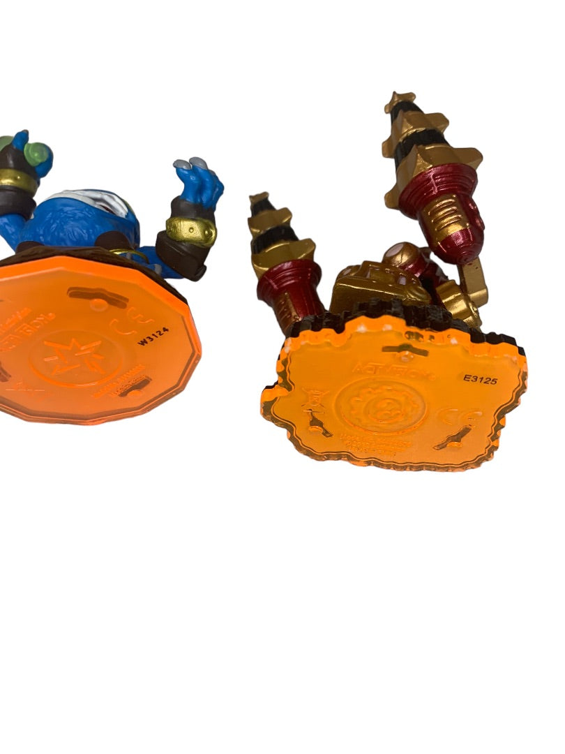 Skylanders Set of 2 Giants Activision Figure Pop W3124 Drill Sergeant E3125