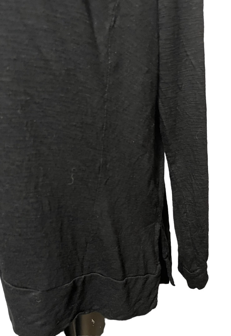 XS Madewell Long Sleeve V-Neck Oversize Womens Top Tshirt