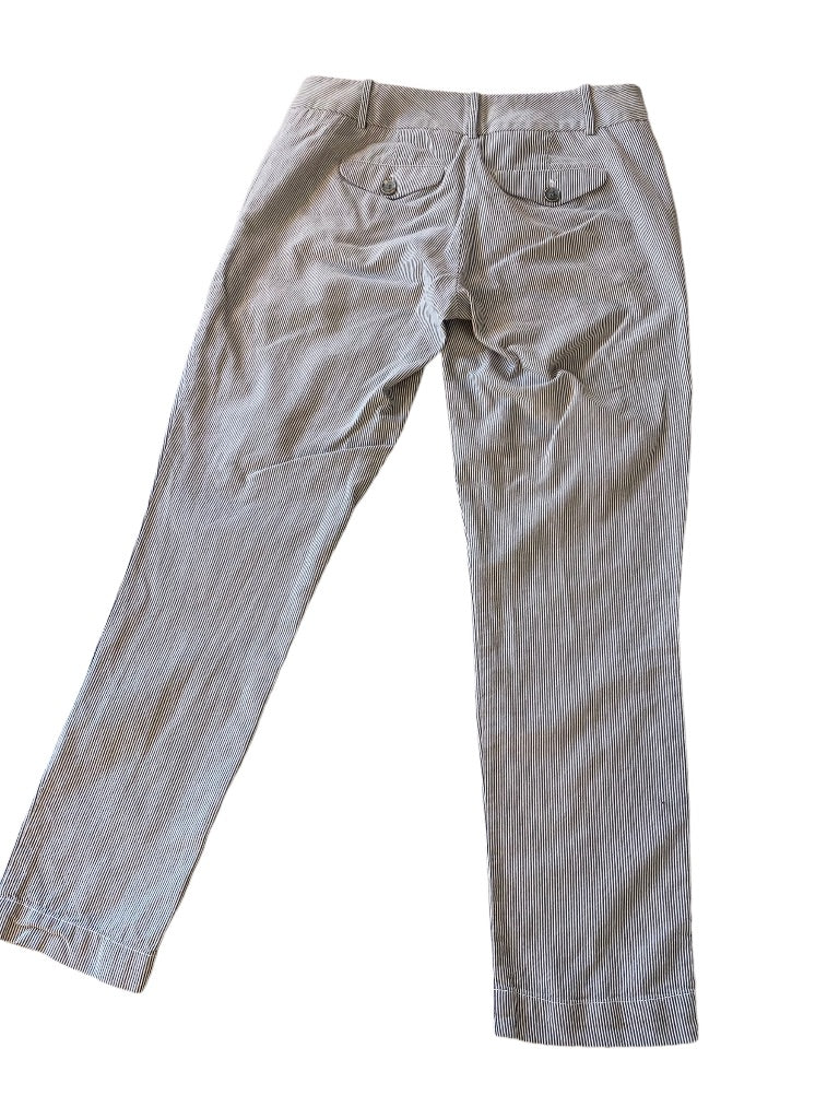 Size 0 The Limited Womens Seersucker Crop Dress Pants