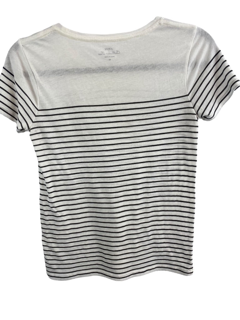 XS J.Crew Collectors Tee Women's Nautical Theme Short Sleeve Tshirt E6599