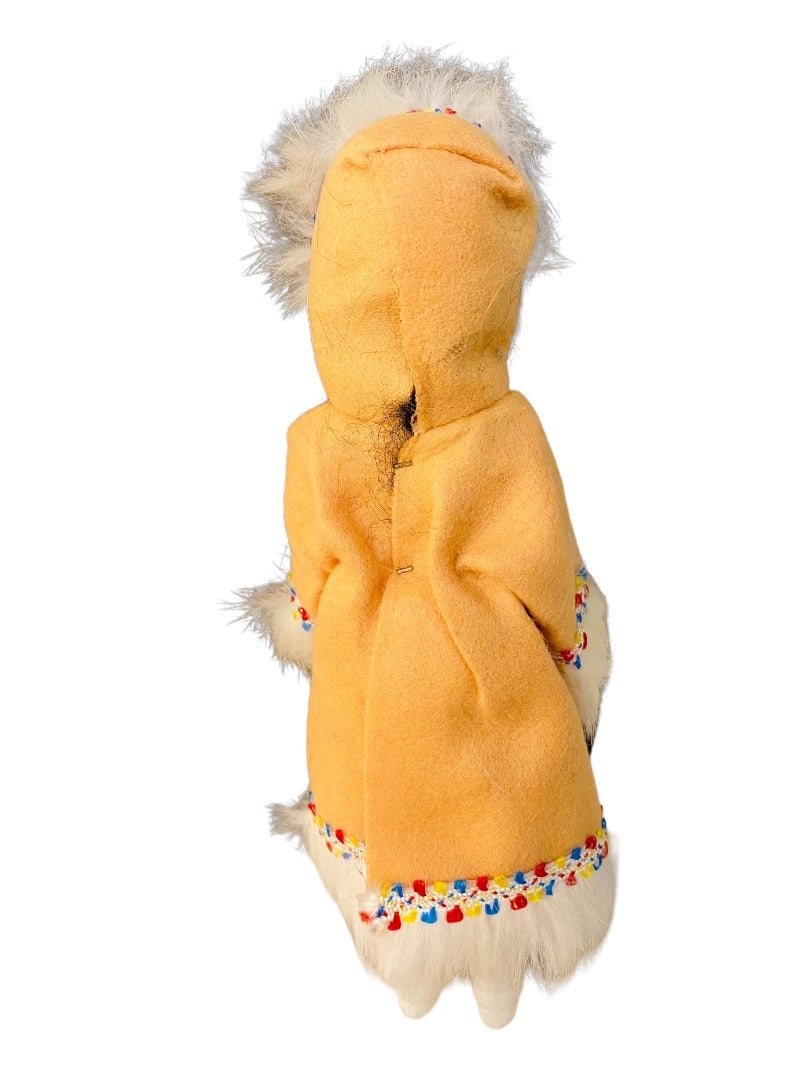 1960s ARCO Miss Alaska Eskimo Dolls of the World Set Sleep Awake Eyes 8"