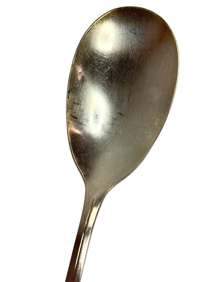 Vintage Holmes and Edwards IS Casserole Serving Spoon Monogram "G"