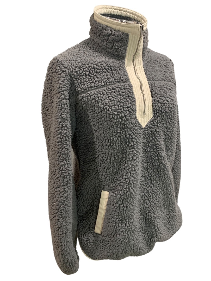 Small Abercrombie & Fitch Womens Pullover Soft Sherpa Jacket