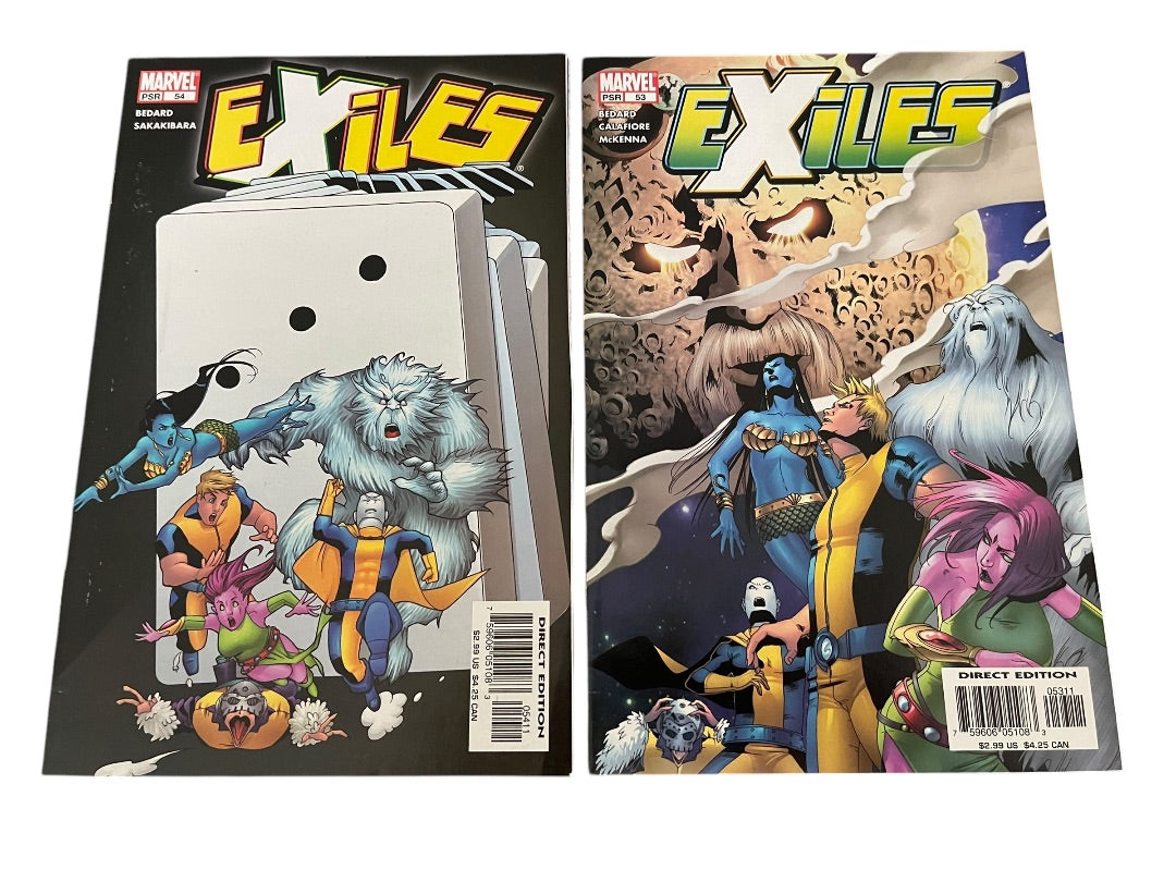 Marvel Exiles #47-54 Bedard Sakakibara Calafiore McKenna