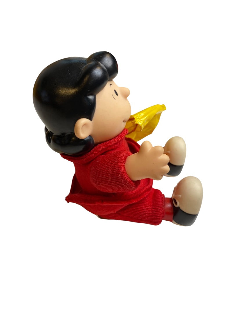 Vintage Lucy Van Pelt Peanuts Vinyl Plush Figurine Toy 6 Inch Tote Bag