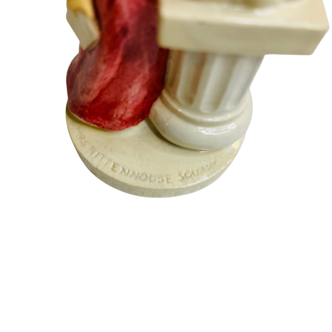 Sebastian Miniatures Figurine Mrs Rittenhouse Square Signed 3 Inch