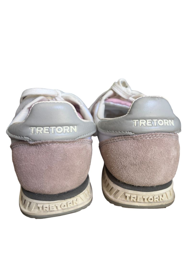 9 TRETORN Women's Rawlins Retro Sneaker Shoes Blush White