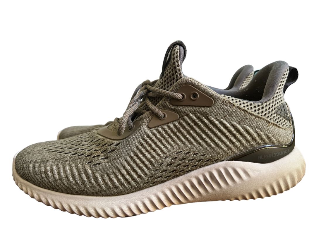 Size 8 Adidas Womens Alphabounce Sneakers Green Running Shoes BW1191