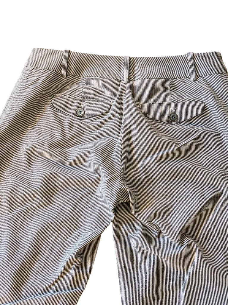 Size 0 The Limited Womens Seersucker Crop Dress Pants