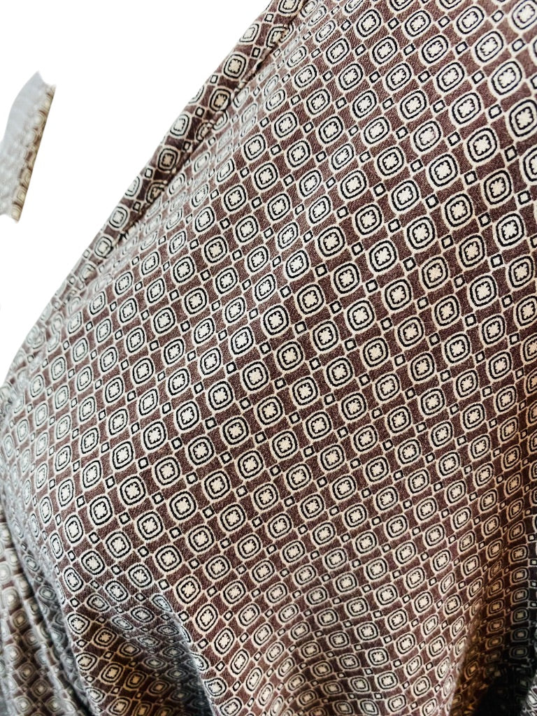 2X Talbots Faux Wrap Print Top Shirt Pullover Soft Knit