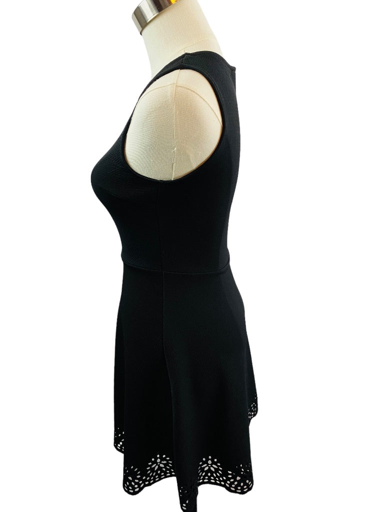 Small Beach Royal Women's Black A-Line Lightweight Sleeveless Dress Stretch