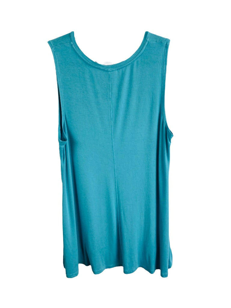 1X LOGO Layers Women's Turquoise Tunic Tank Top Soft