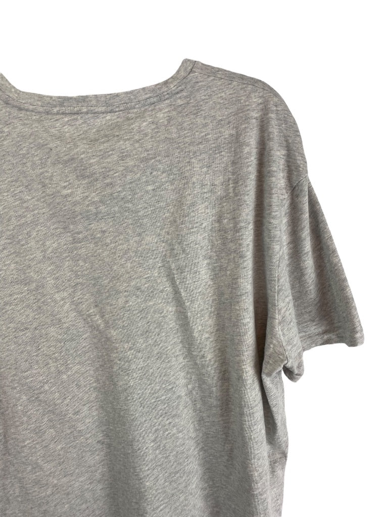 Large Polo Ralph Lauren Men's Gray Short Sleeve Tshirt Cottton