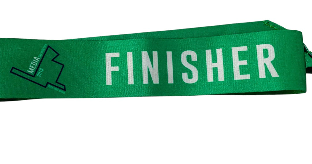 Media Five Mile Race 2019 Commemorative Medal on Lanyard Fortieth Annual