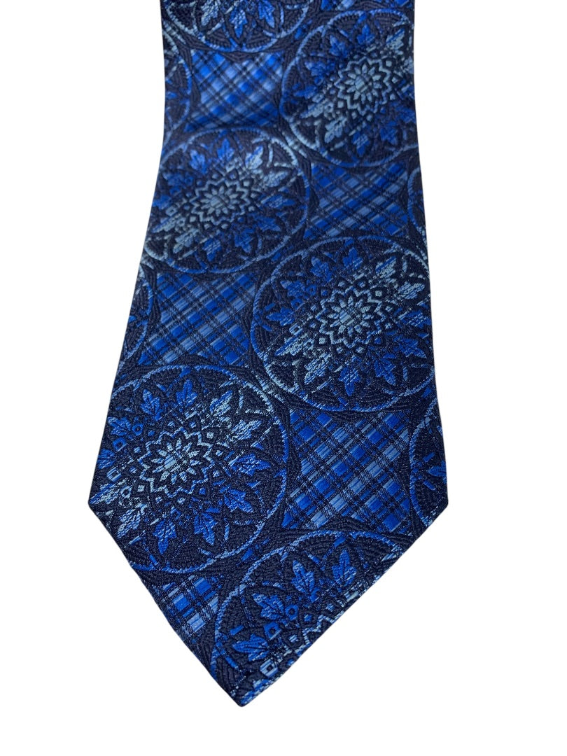 Pierro Butti Mens Necktie Vintage Tie 61 Inch Blue 3.1"