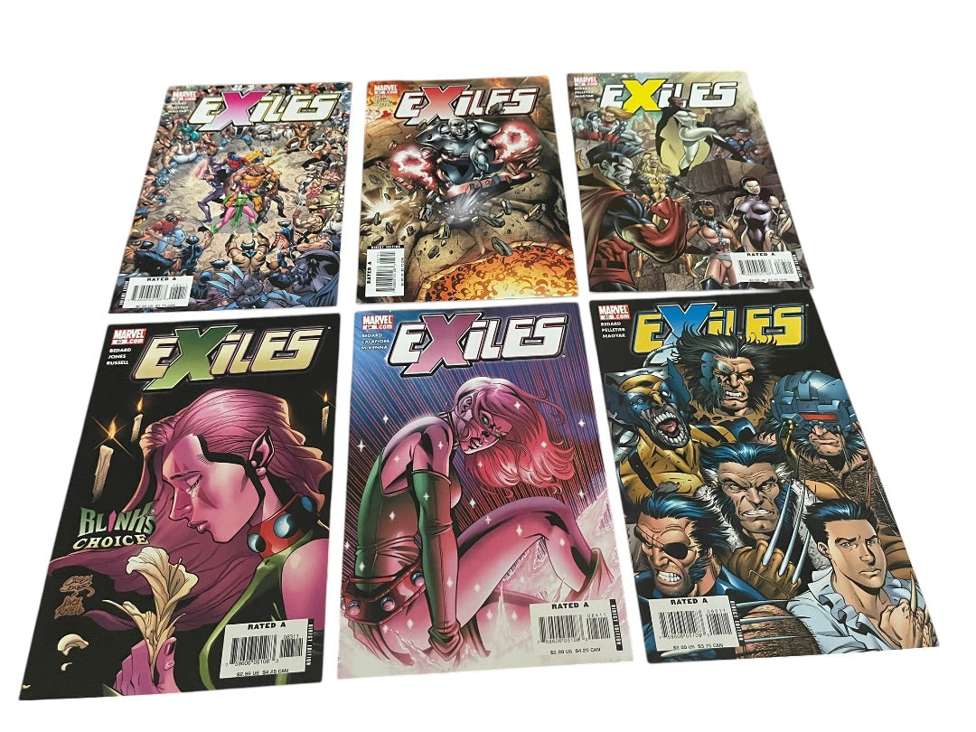 Marvel Exiles #58-100 Bedard Sakakibara Calafiore McKenna