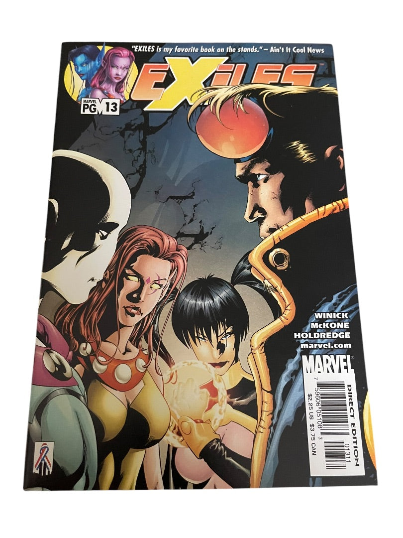 Marvel Comics Exiles #12-14 Winick McKone Holdredge