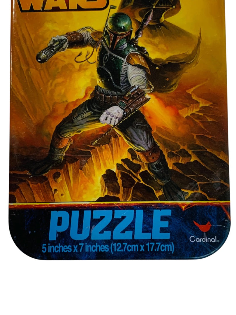 Star Wars Puzzle in Tin 5"x7" New Sealed 50 Piece Item#18663