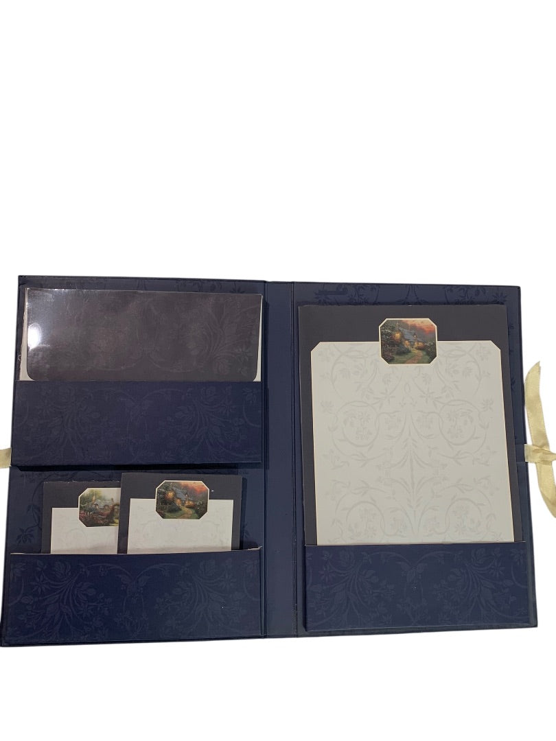 Thomas Kinkade Glorious Moments Stationery Portfolio Notepaper Envelopes Notelets