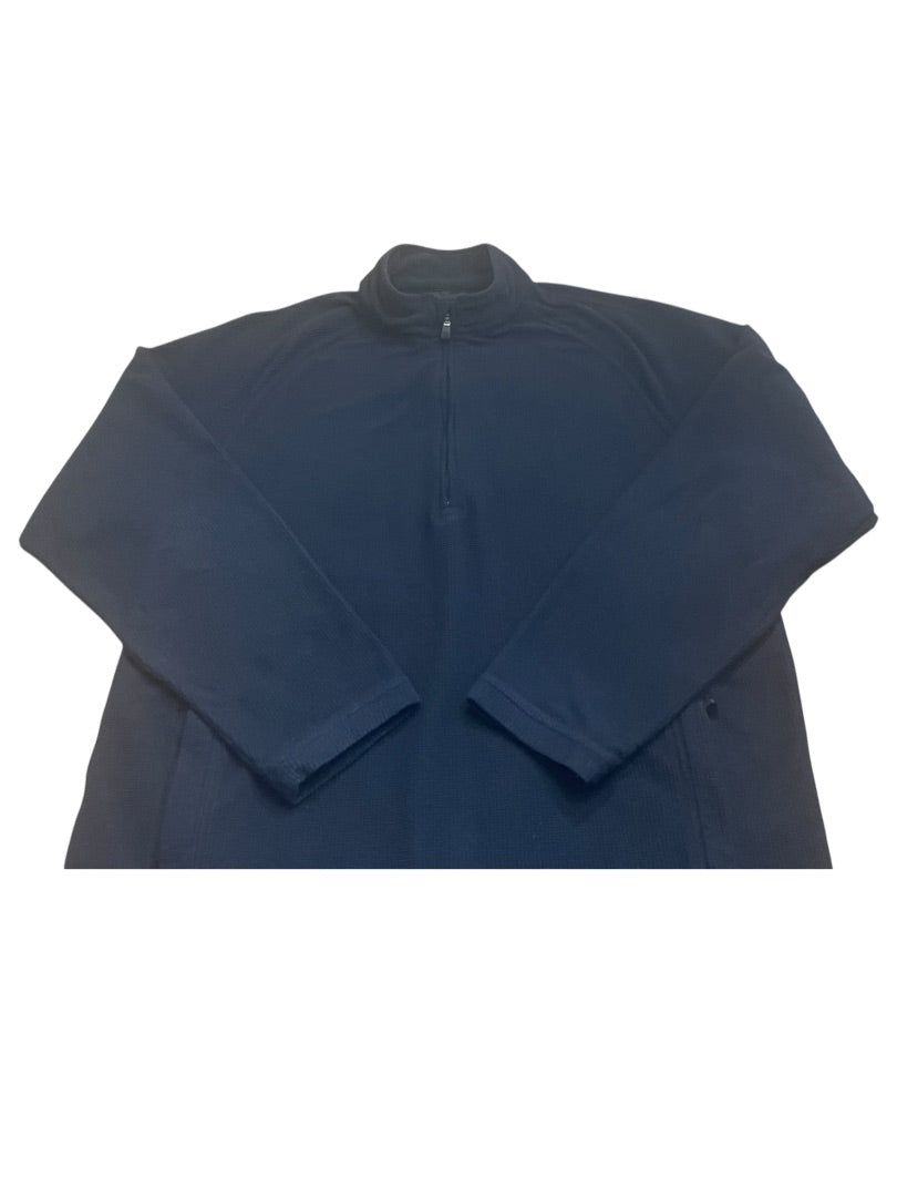 Large Adidas Climawarm 3/4 Zip Mens Pull Over Thermal Shirt Navy Blue