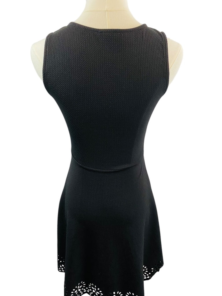 Small Beach Royal Women's Black A-Line Lightweight Sleeveless Dress Stretch