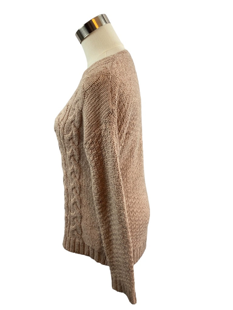 XS The Limited Women's Pink Marled Knit Sweater Pullover Wool Blend