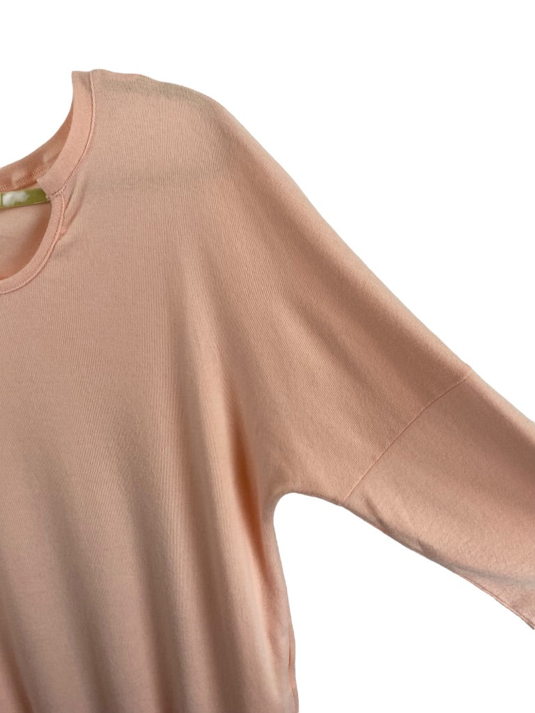 XXL Women's Pink Long Sleeve Tshirt Unbranded Modified Scoop Neck