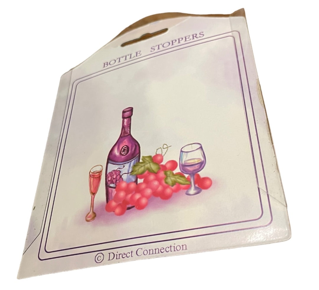 That's Kooky Snow Grapes Wine Holder with Bottle Topper Item 71279