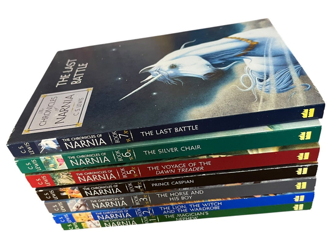 Set of 7 The Chronicles of Narnia Box Set Paperback Books 2007