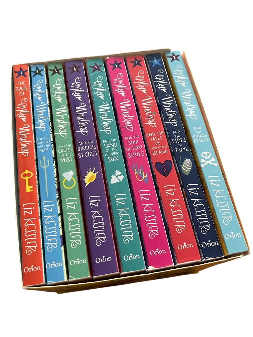 Set of 9 The Tail of Emily Windsnap The Complete Collection Paperback Books Liz Kessler