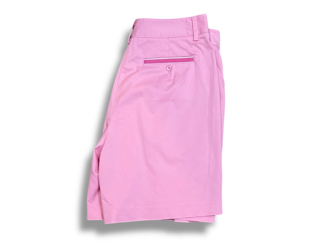 Size 8 Lilly Pulitzer Womens Pink Chino Shorts Coolmax Blend