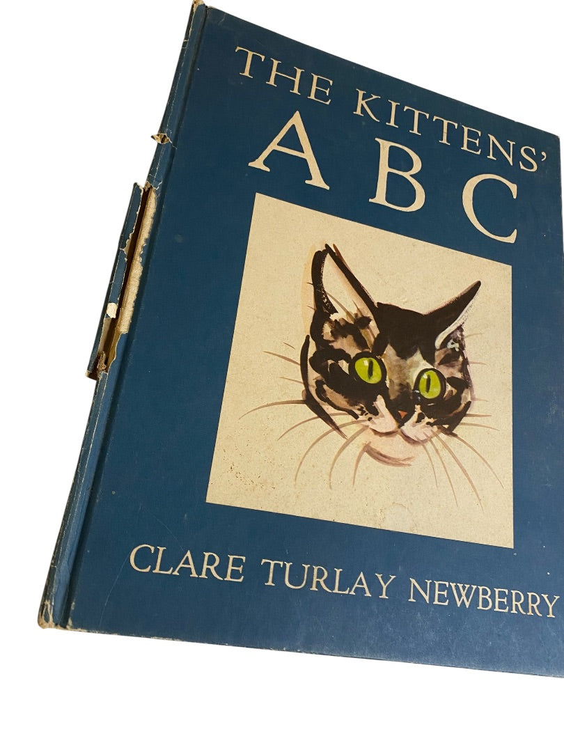 Vintage Scrap Junk Journal Ephemera Book The Kittens ABCs