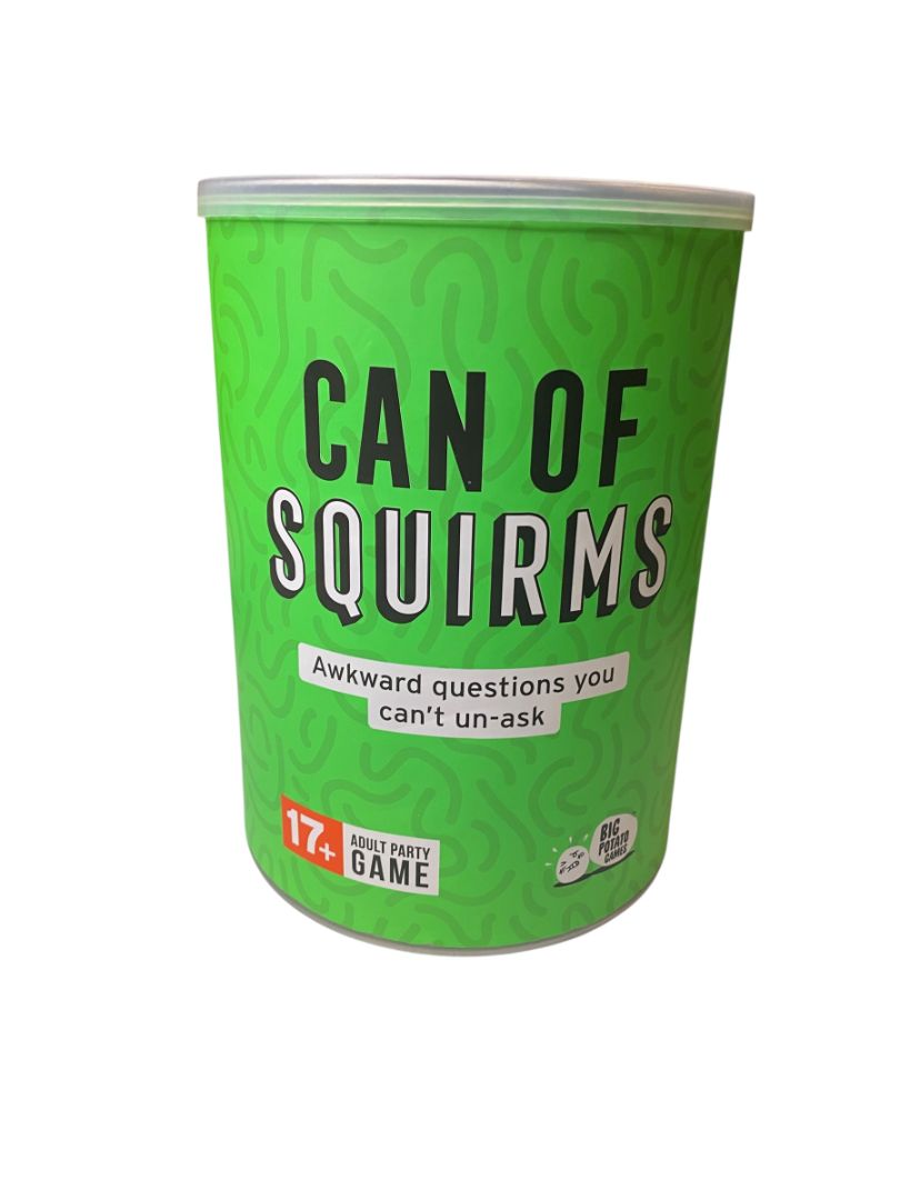 Big Potato Party Game Can of Squirms Awkward Questions 17+ New