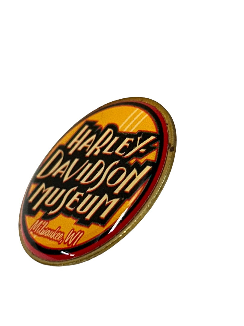 Harley-Davidson Museum Lapel Pin 1.25" Diameter Milwaukee WI