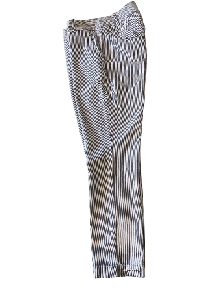 Size 0 The Limited Womens Seersucker Crop Dress Pants
