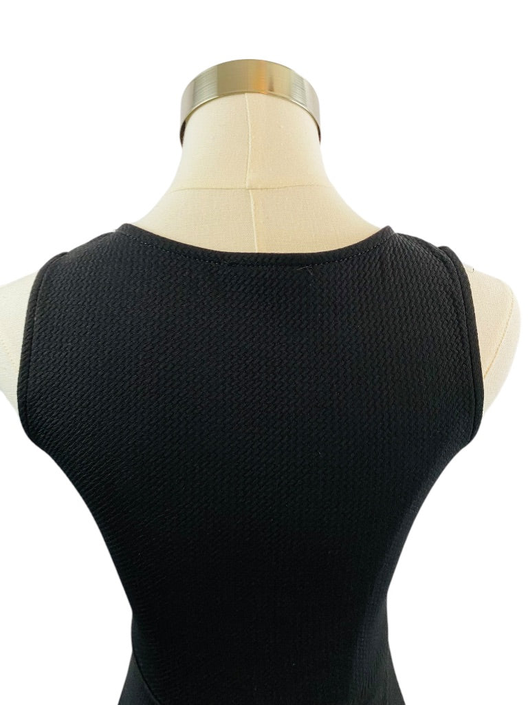 Small Beach Royal Women's Black A-Line Lightweight Sleeveless Dress Stretch