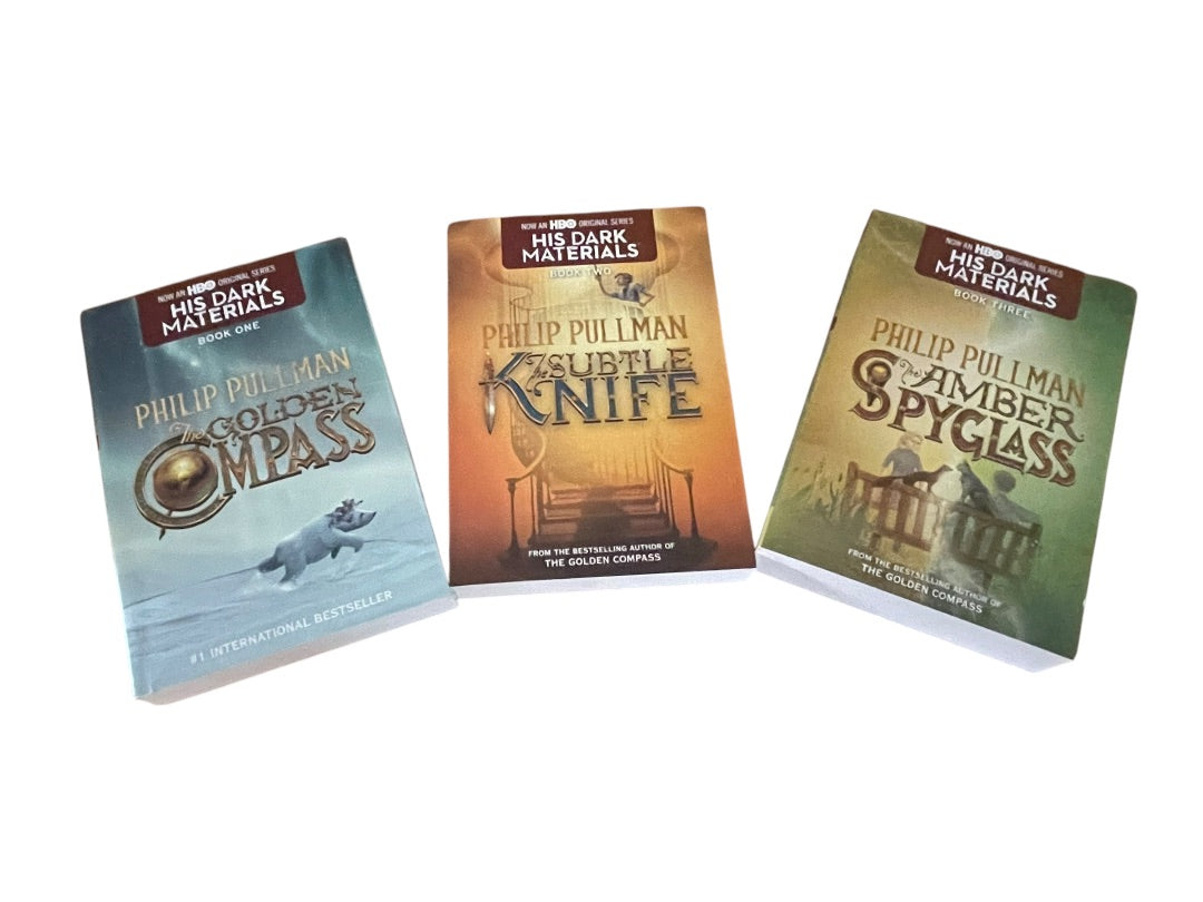 Set of 3 Philip Pullman His Dark Materials Paperback Books 1-3