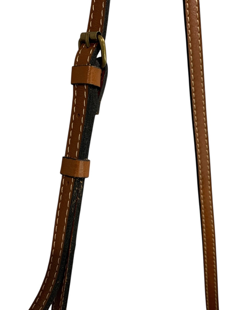 Patricia Nash Leather Crossbody Bag Brown Flap Organizer Vintage Style Purse