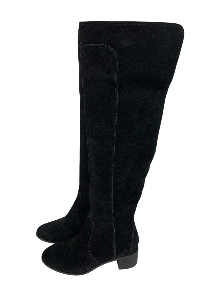 Size 6 Corso Como Womens Black Suede Over Knee Boots Loval